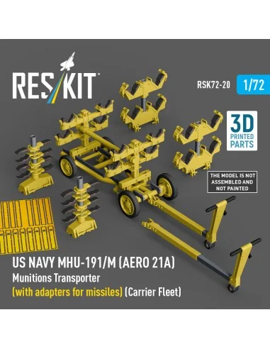 US NAVY MHU-191/M (AERO 21A) Munitions Transporter (with adapters f...