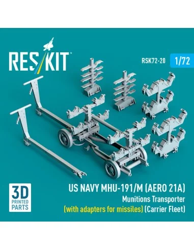 US NAVY MHU-191/M (AERO 21A) Munitions Transporter (with adapters f...