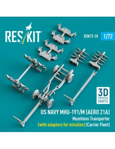 US NAVY MHU-191/M (AERO 21A) Munitions Transporter (with adapters f...