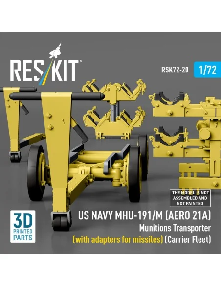 US NAVY MHU-191/M (AERO 21A) Munitions Transporter (with adapters f...