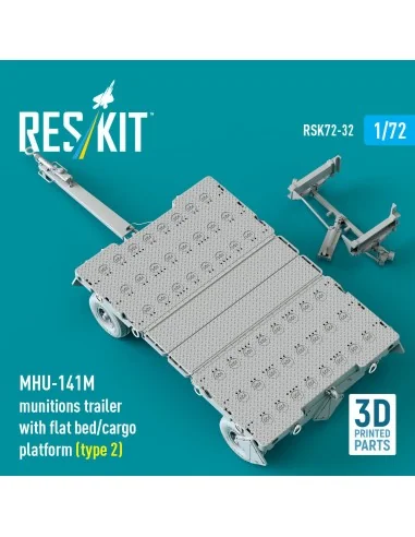 MHU-141M munitions trailer with flat bed/cargo platform (type 2) (3...