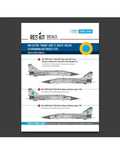 MiG-25PDS Foxbat (Red 17, Red 87, Red 89) Ukrainian Air Forces (Dec... 2