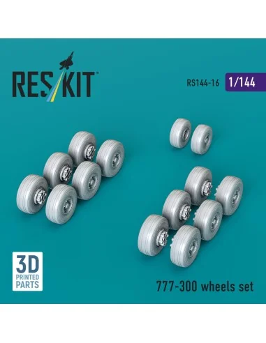 777-300 wheels set (3D printed), 1/144 - ResKit Models RS144-0016