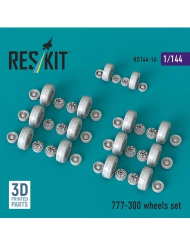 777-300 wheels set (3D printed), 1/144 - ResKit Models RS144-0016