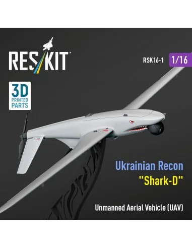 Ukrainian Recon Unmanned Aerial Vehicle (UAV) Shark-D (3D Printed) ...