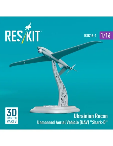 Ukrainian Recon Unmanned Aerial Vehicle (UAV) Shark-D (3D Printed) ...