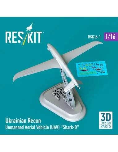 Ukrainian Recon Unmanned Aerial Vehicle (UAV) Shark-D (3D Printed) ...