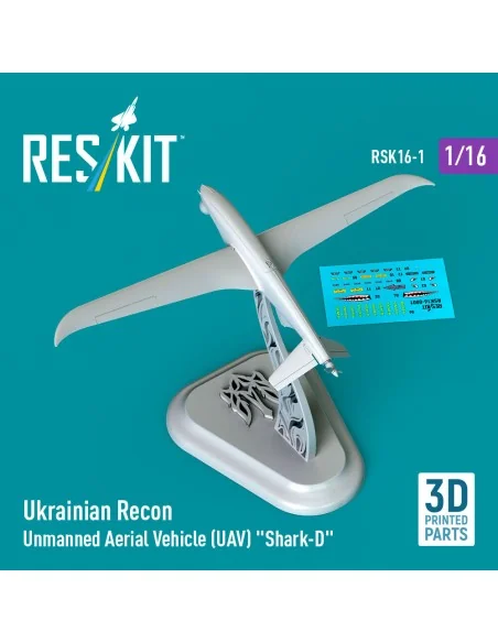 Ukrainian Recon Unmanned Aerial Vehicle (UAV) Shark-D (3D Printed) ...