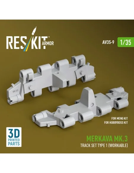 [NO_DESC] Merkava Mk.3 track set Type 1 (Workable) for Meng/HobbyBo...