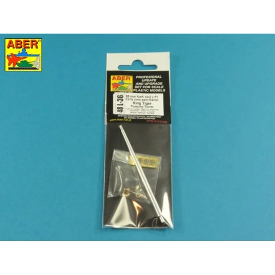 Barrel for German 8,8cm Kw.K 43/2 L/71 (one part) gun used on King ...