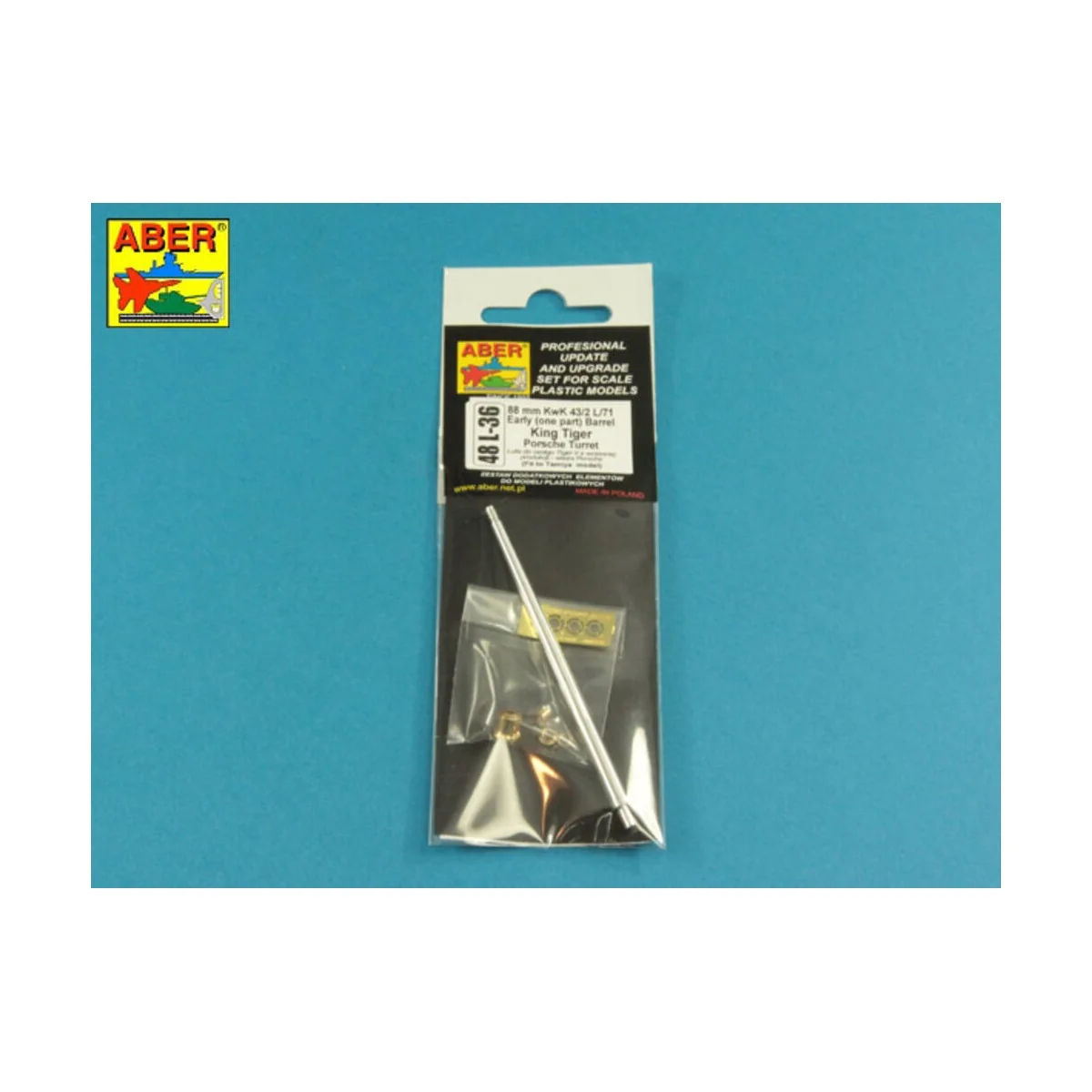 Barrel for German 8, 8cm Kw.K 43/2 L/71 (one part) gun used on King...