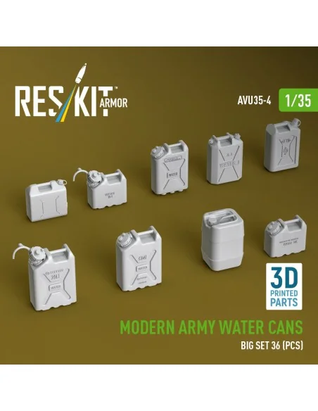 Modern army water cans, big set (3D Printed), 1/35 - ResKit Models ...