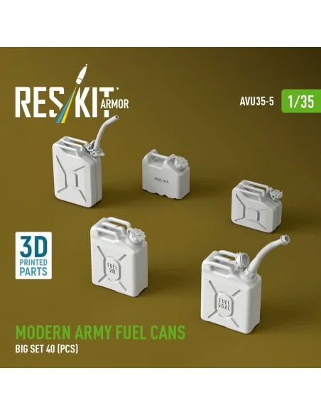 Modern army fuel cans, big set (3D Printed), 1/35 - ResKit Models A...