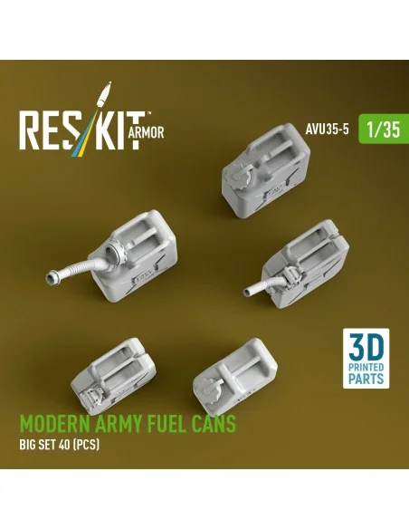 Modern army fuel cans, big set (3D Printed), 1/35 - ResKit Models A...