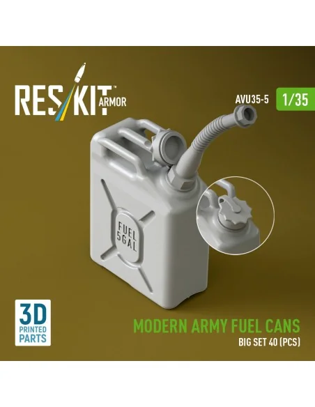 Modern army fuel cans, big set (3D Printed), 1/35 - ResKit Models A...
