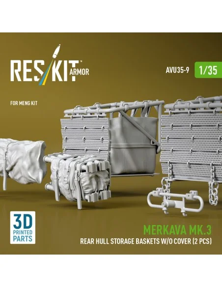 [NO_DESC] Merkava Mk.3 rear hull storage baskets w/o cover (2 pcs) ...