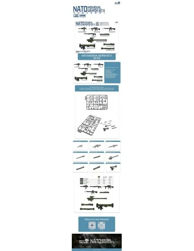 NATO Individual Weapon Set A(A kit incl.2 pcs of each weapon, 1/35 ...
