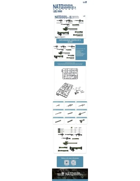 NATO Individual Weapon Set A(A kit incl.2 pcs of each weapon, 1/35 ...