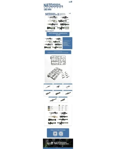 NATO Individual Weapon Set B(A kit incl.2pcs of each weapon, 1/35 -...