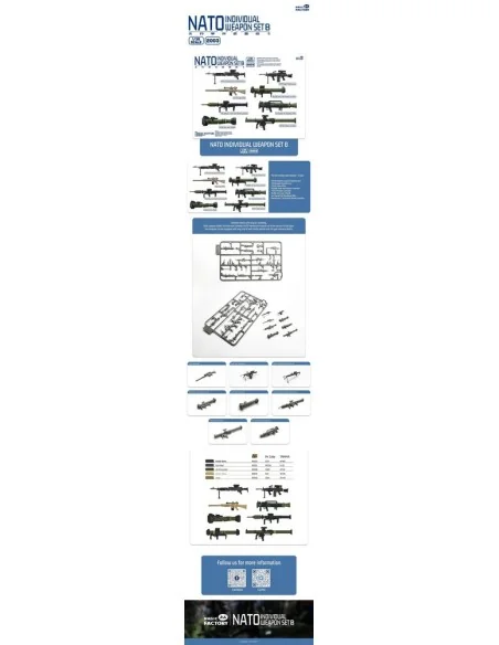 NATO Individual Weapon Set B(A kit incl.2pcs of each weapon, 1/35 -...