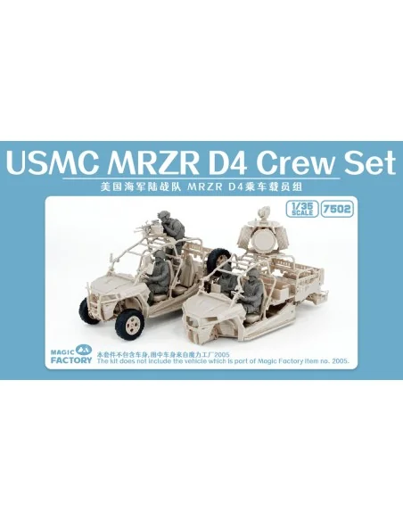 [NO_DESC] 1/35 USMC MRZR D4 Crew Set (Resin), 1/35 - Magic Factory ...