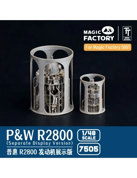 [NO_DESC] 1/48 P&W R2800 Engine Separate Display Version Set 1, 1/4...