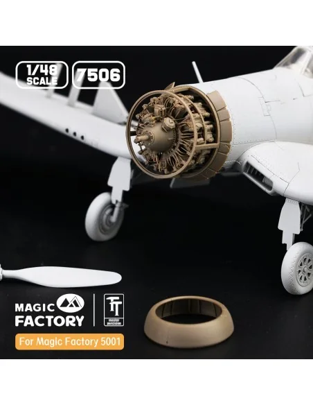 [NO_DESC] 1/48 P&W R2800 Engine Separate Display Version Set 2, 1/4...