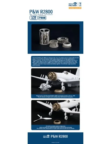 1/48 P&W R2800 Engine Separate Display Version Set 2, 1/48 - Magic ...