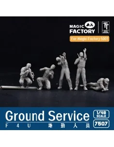 1/48 Ground Service Crew Set, 1/48 - Magic Factory 7507
