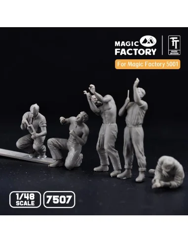 1/48 Ground Service Crew Set, 1/48 - Magic Factory 7507
