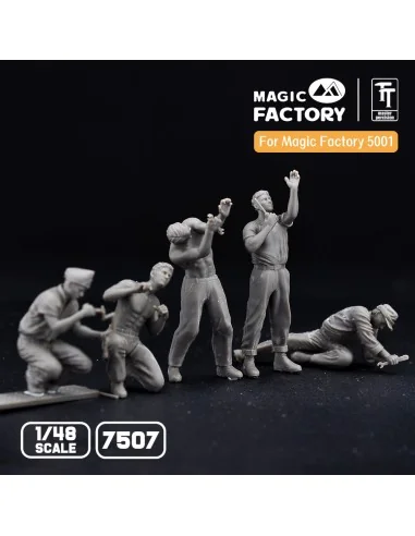 1/48 Ground Service Crew Set, 1/48 - Magic Factory 7507