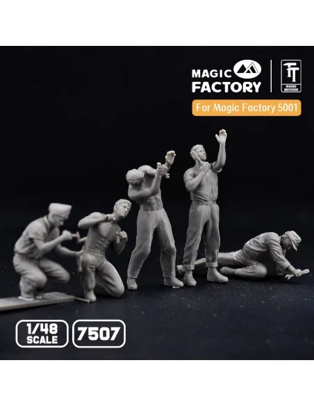 1/48 Ground Service Crew Set, 1/48 - Magic Factory 7507