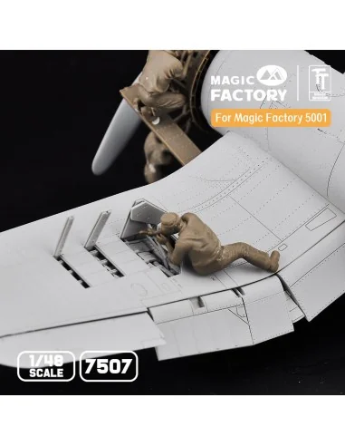1/48 Ground Service Crew Set, 1/48 - Magic Factory 7507