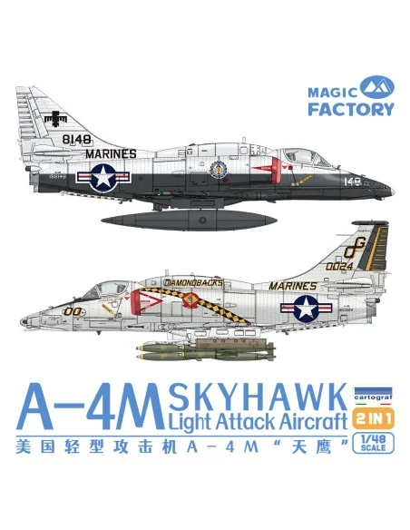 A-4M Skyhawk Light Attack Aircraft, 1/48 - Magic Factory 5002