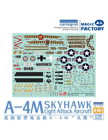 A-4M Skyhawk Light Attack Aircraft, 1/48 - Magic Factory 5002
