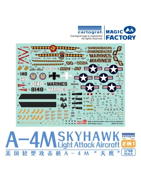 A-4M Skyhawk Light Attack Aircraft, 1/48 - Magic Factory 5002