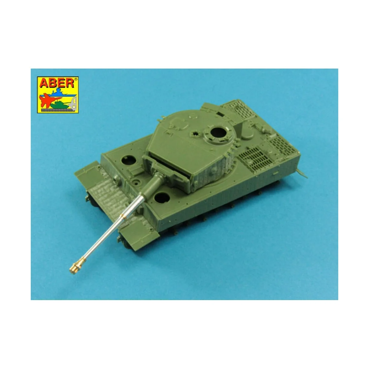German 88 mm KwK 36 L/56 Tiger I Late Barrel - Aber Models 48 L-38