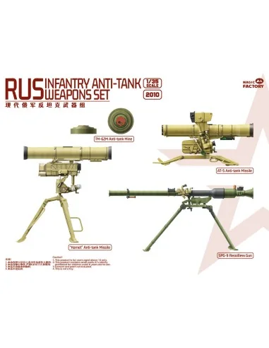 RUS Infantry Anti-tank Weapons Set, 1/35 - Magic Factory 2010
