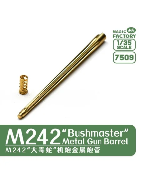 M242 Bushmaster Metal Gun Barrel Set, 1/35 - Magic Factory 7509