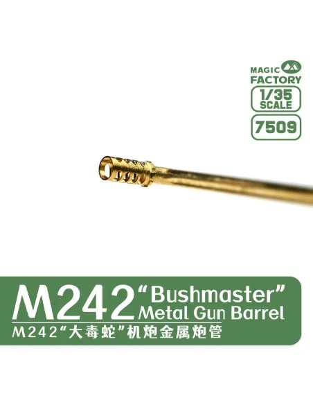 M242 Bushmaster Metal Gun Barrel Set, 1/35 - Magic Factory 7509