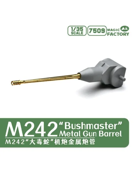 M242 Bushmaster Metal Gun Barrel Set, 1/35 - Magic Factory 7509