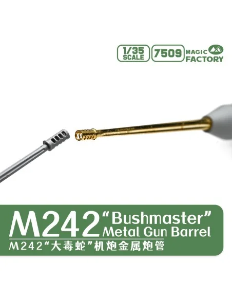 M242 Bushmaster Metal Gun Barrel Set, 1/35 - Magic Factory 7509