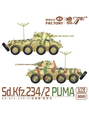 Sd.Kfz.234/2 Puma, 1/72 - Magic Factory 3001