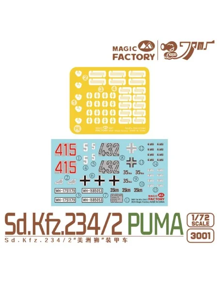 Sd.Kfz.234/2 Puma, 1/72 - Magic Factory 3001