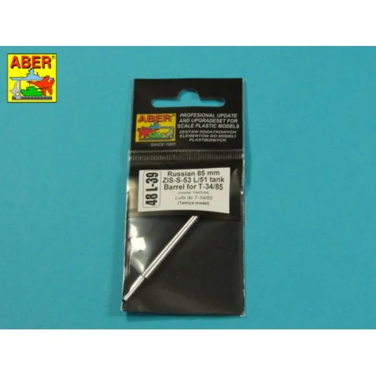 Russian 85 mm ZiS-S-53 L/51 barrel for T-34/85 model 43/44, 1/48 - ...