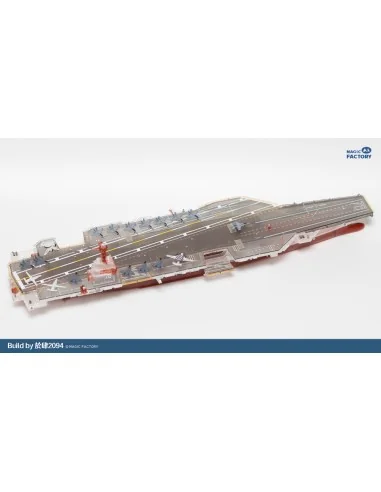 Clear Painted Colorful U.S. Navy Gerald R. Ford-class aircraft carr...