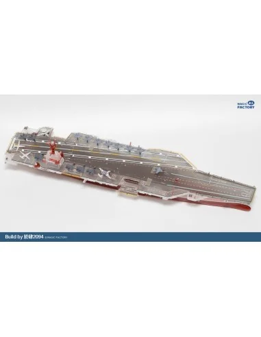 Clear Painted Colorful U.S. Navy Gerald R. Ford-class aircraft carr...