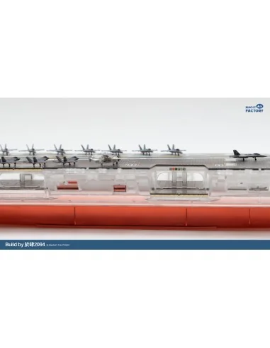 Clear Painted Colorful U.S. Navy Gerald R. Ford-class aircraft carr...