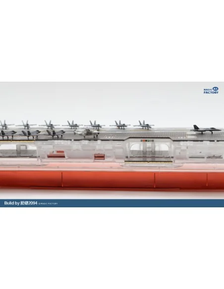 Clear Painted Colorful U.S. Navy Gerald R. Ford-class aircraft carr...