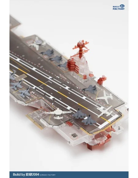 Clear Painted Colorful U.S. Navy Gerald R. Ford-class aircraft carr...